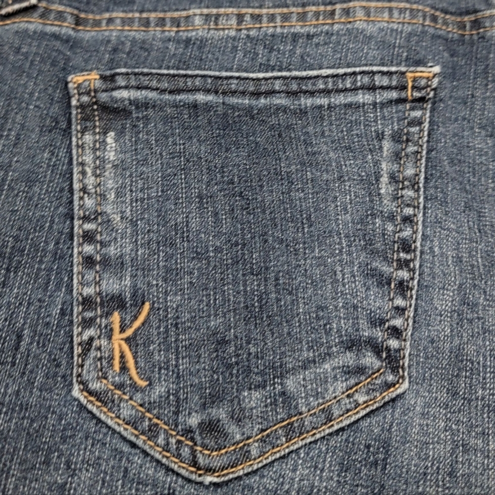 Kut from the Kloth Katy Boyfriend Jeans Blue Wash Denim Slim Leg Women’s Size 8 - Picture 12 of 16